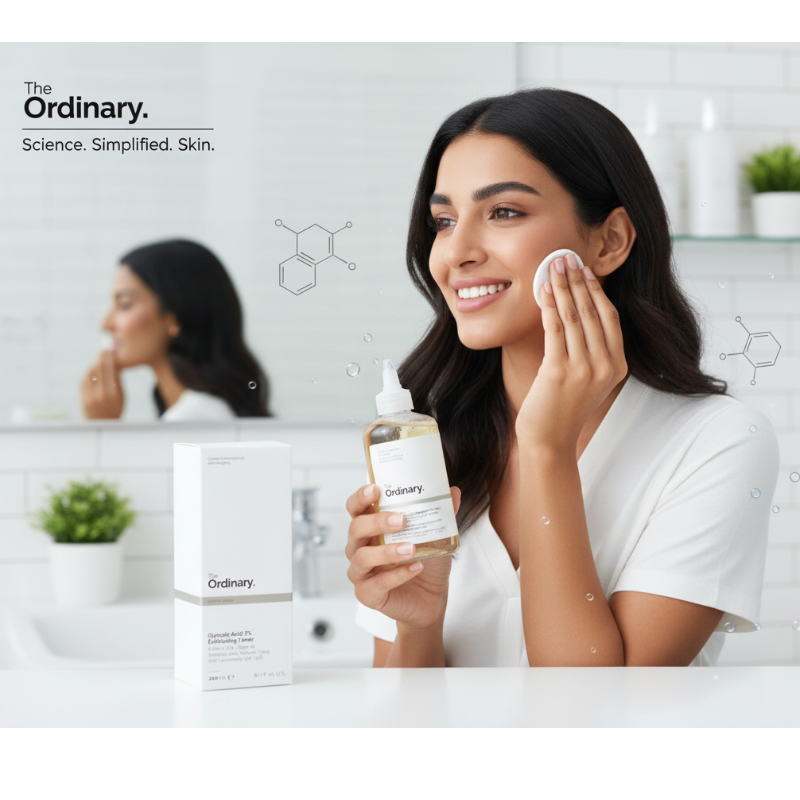 The Ordinary Glycolic Acid 7% Toning Solution | Exfoliating Facial Toner for Dullness & Texture | 240ml Value Size