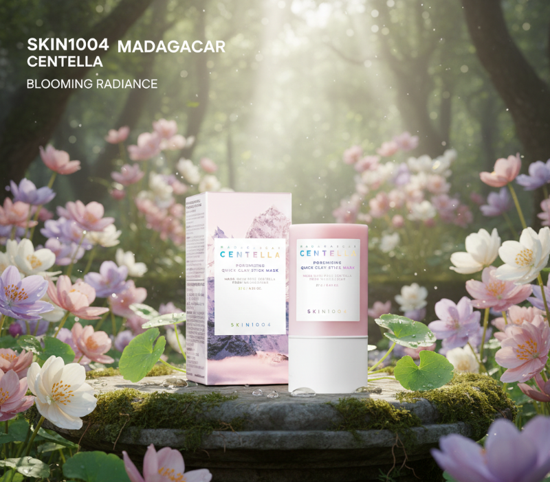 SKIN1004 Madagascar Centella Poremizing Quick Clay Stick Mask | Stick Clay Mask with 5 Clays & Centella | Deep Cleansing & Soothing – Mess-Free