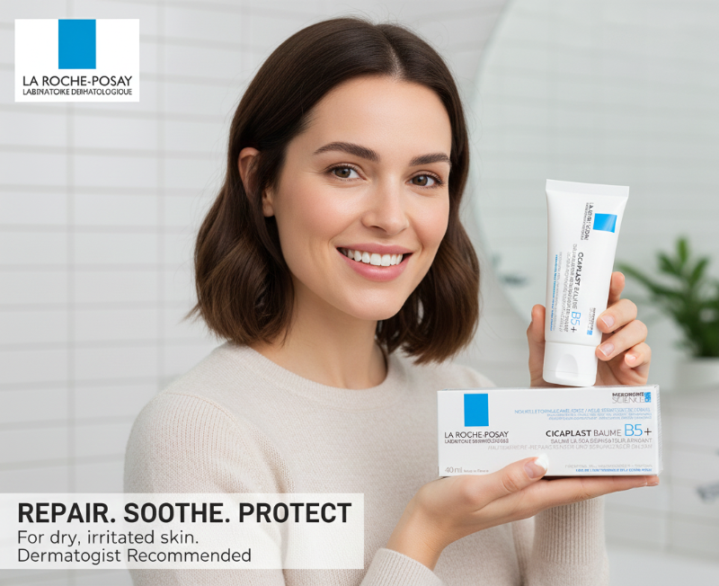 La Roche-Posay Cicaplast Baume B5+ | Multi-Purpose Repair Balm for Skin Recovery & Irritation Relief