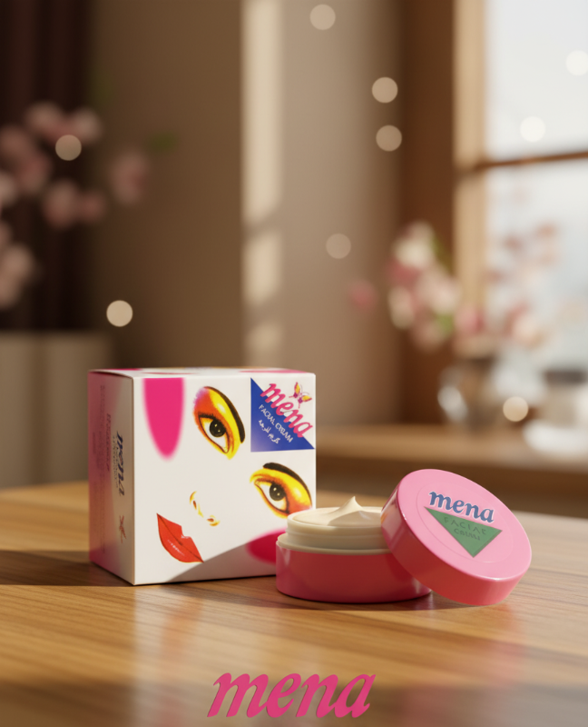 كريم مينا بيرل للوجه | تركيبة عشبية ثلاثية المفعول لتفتيح البشرة، علاج حب الشباب، وتصحيح البقع الداكنة   Mina Pearl Face Cream | Triple-Action Herbal Formula for Skin Brightening, Acne Treatment, and Dark Spot Correction