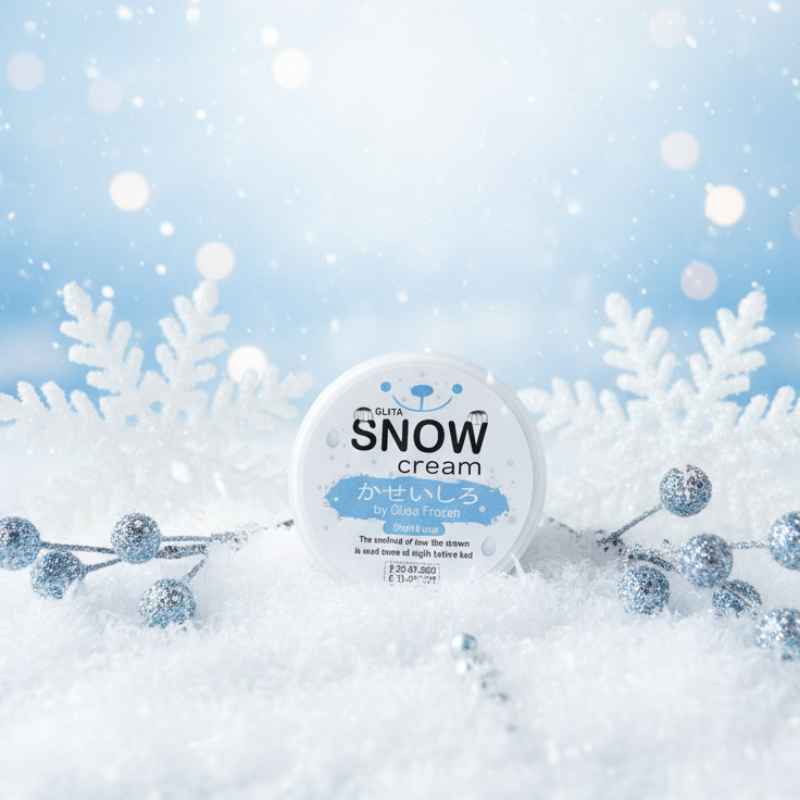 Gluta Frozen Snow Cream – Japan Formula Skin Brightening Vitamin Powder | Glutathione, Vitamin C, Arbutin | Mix-With-Lotion Treatment (Exp: July 2027)