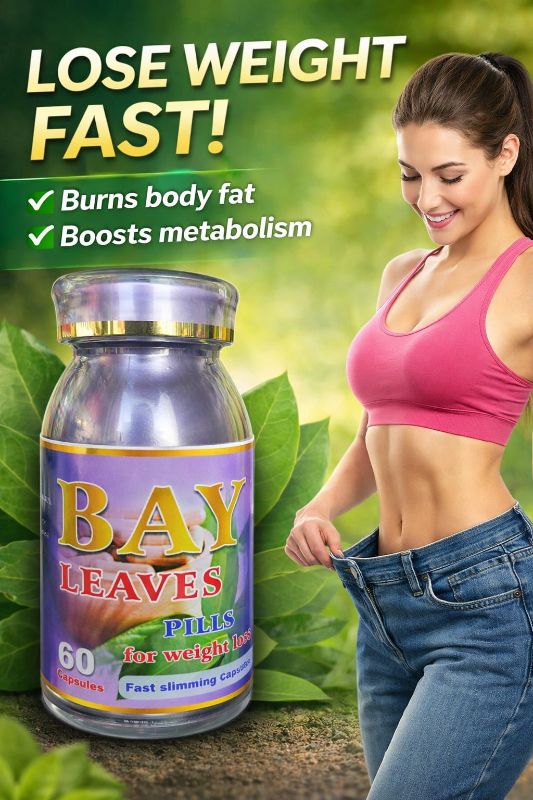 كبسولات ورق الغار | مثبط طبيعي للشهية وحارق للدهون لإنقاص الوزن   
Bay leaf capsules | Natural appetite suppressant and fat burner for weight loss