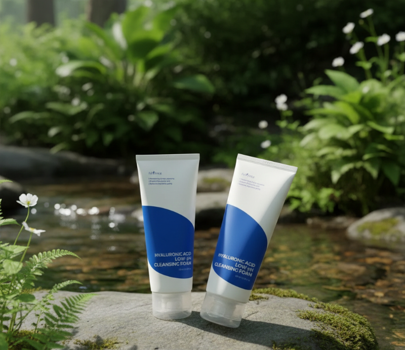 رغوة تنظيف Isntree بحمض الهيالورونيك منخفضة الحموضة: منظف مرطب يعتني ببشرتك  Isntree Hyaluronic Acid Low pH Cleansing Foam: A Hydrating Cleanser That Cares for Your Skin