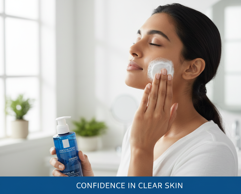 جل إيفاكلار الرغوي المُنقّي من لا روش-بوزيه +M - للبشرة الدهنية والمعرضة لحب الشباب والحساسة  
La Roche-Posay Effaclar Purifying Foaming Gel +M - For Oily, Acne-Prone, and Sensitive Skin