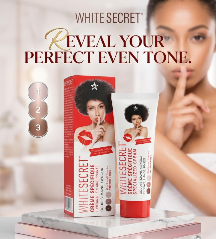 White Secret Specialized Cream: Lightens Elbows, Hands & Knees – WARNING: Contains Dangerous Corticosteroid