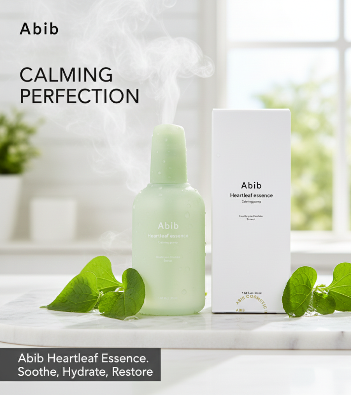 Abib Heartleaf TECA Calming Drop Capsule Serum | Soothing Serum for Sensitive & Acne‑Prone Skin