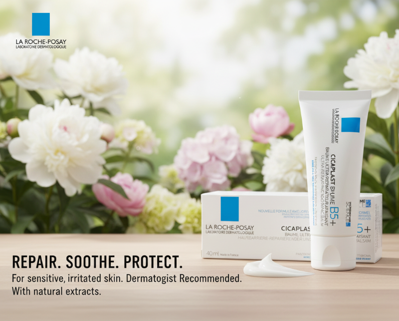 La Roche-Posay Cicaplast Baume B5+ | Multi-Purpose Repair Balm for Skin Recovery & Irritation Relief