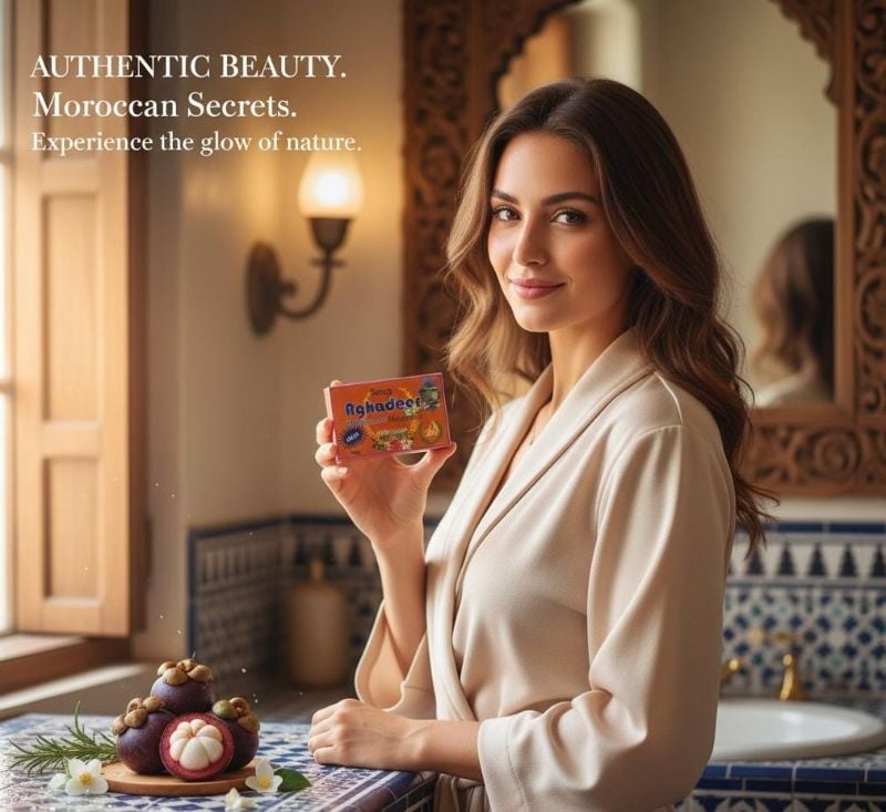 عجائب أغادير | صابون مغربي أصيل لتفتيح البشرة Agadeer Wonders | Authentic Moroccan Soap for Skin Brightening