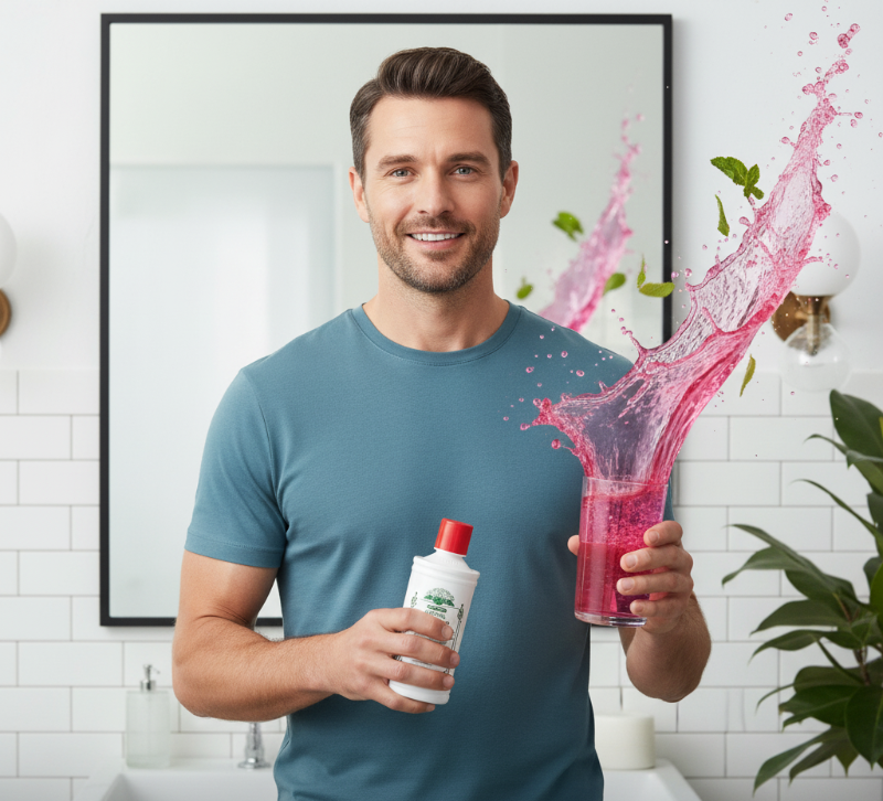 غسول الفم الأصلي من يوثيمول | نكهة قوية ومميزة، يزيل رائحة الفم الكريهة والبلاك | ٥٠٠ مل 
Euthymol Original Mouthwash | Strong, Distinctive Flavor, Eliminates Bad Breath and Plaque | 500ml