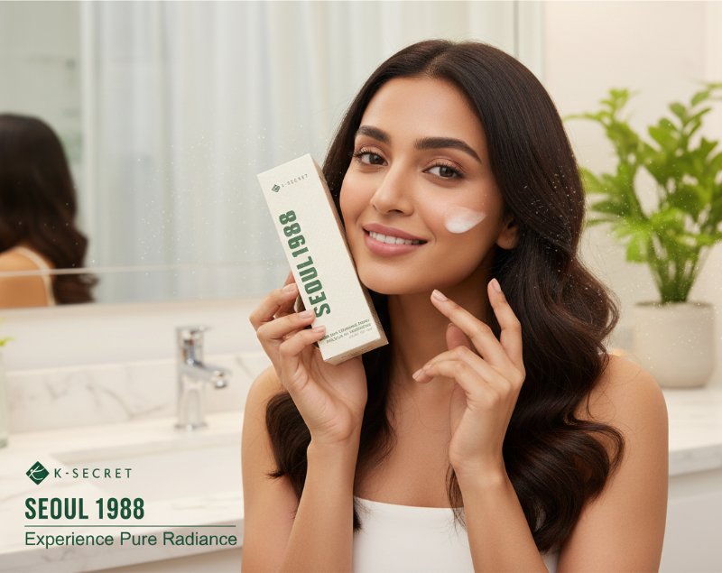 رغوة التنظيف كي-سيكريت سيول 1988 باين سيكا + بروبيوتيك - غسول لطيف للوجه مع بيتا هيدروكسي أسيتون للبشرة الحساسة والمعرضة لحب الشباب      K-Secret Seoul 1988 Pine Cica + Probiotic Cleansing Foam - Gentle Facial Wash with Beta Hydroxyacetone for Sensitive and Acne-Prone Skin