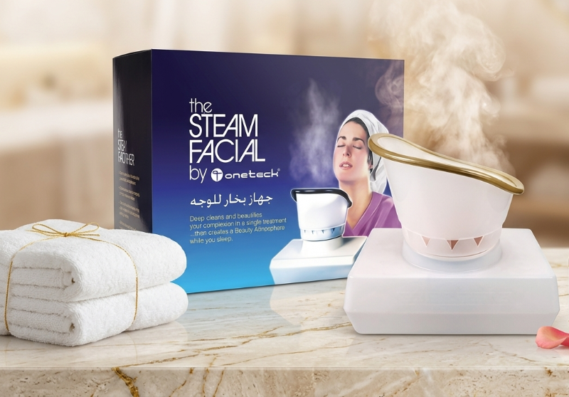 Oneteck Steam Facial: Facial Steamer for Deep Cleaning & Pore Opening – Available in GCC, 6.990 BHD
