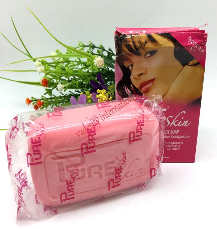 صابون بيور سكين للعناية بالجسم - لتفتيح وتوحيد لون البشرة | خالي من الهيدروكينون Pure Skin Body Care Soap - for brightening and evening out skin tone | Hydroquinone-free