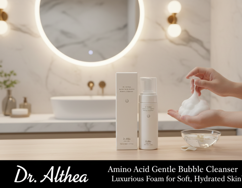 منظف دكتور ألثيا اللطيف بالأحماض الأمينية - 17 حمضًا أمينيًا وسيراميدًا للبشرة الحساسة Dr. Althea Amino Acid Gentle Cleanser - 17 Amino Acids & Ceramides for Sensitive Skin