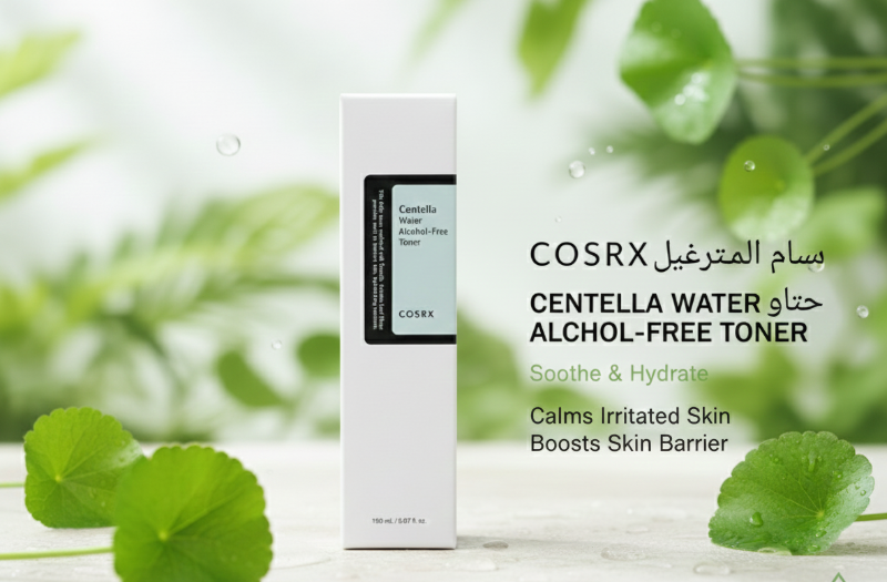 تونر ماء سنتيلا آسياتيكا الخالي من الكحول من كوسركس - رذاذ يومي مهدئ للبشرة  COSREX Centella Asiatica Water Alcohol-Free Toner - Soothing Daily Skin Mist