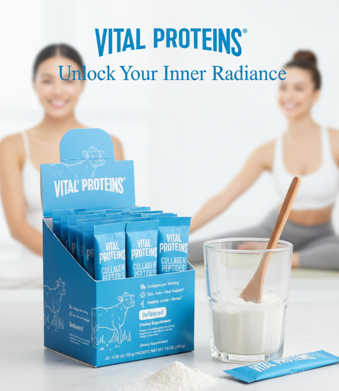 Vital Proteins Collagen Peptides Supplement | 10g per Serving | Supports Skin, Hair, Nails & Joints | 20 Individual Packets
