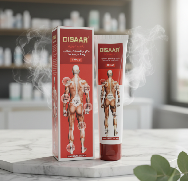 Disaar Rapid Relief Pain Relief Cream: Fast Relief for Backaches, Sprains & Arthritis – 100g