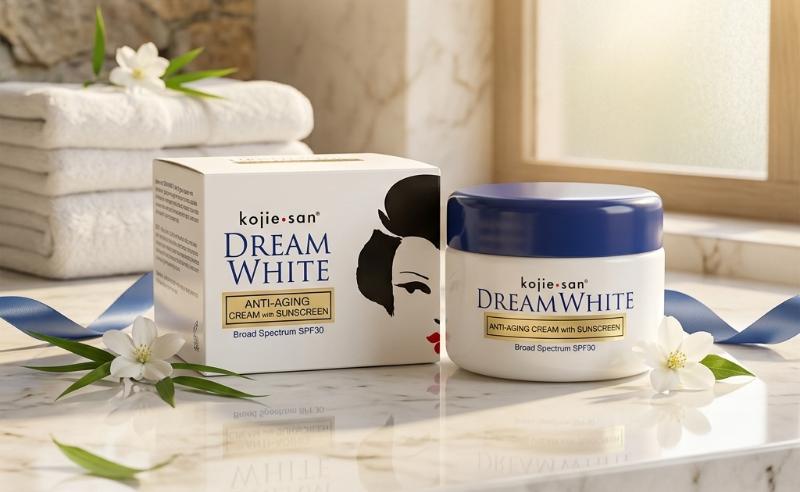 Kojie San Dream White Anti-Aging Cream SPF30: Broad Spectrum Sunscreen – 30g Face Cream