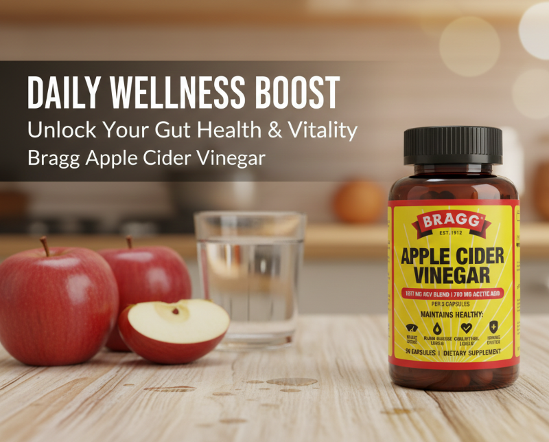 Bragg Apple Cider Vinegar Capsules | ACV Supplement for Weight, Glucose & Immune Support