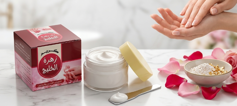 Zahrat Al Khaleej Cream (زهرة الخليج): Hand & Foot Whitening – Reduces Dark Spots, Pigmentation & Tanning