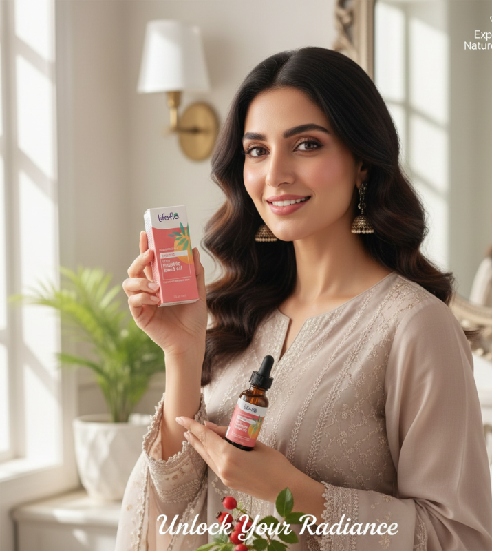 Life-flo Pure Organic Rosehip Seed Oil - Cold-Pressed Oil for Face, Skin & Hair