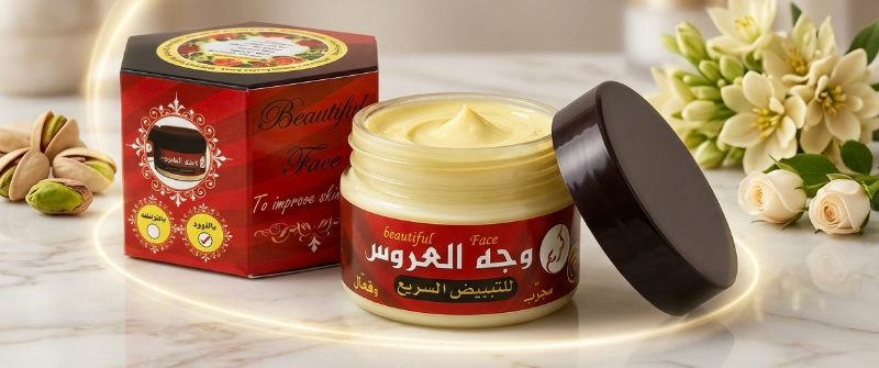 Yemeni Bride Face Cream (كريم وجه العروس اليمني): Fast Whitening for Face, Neck, Elbows & Knees