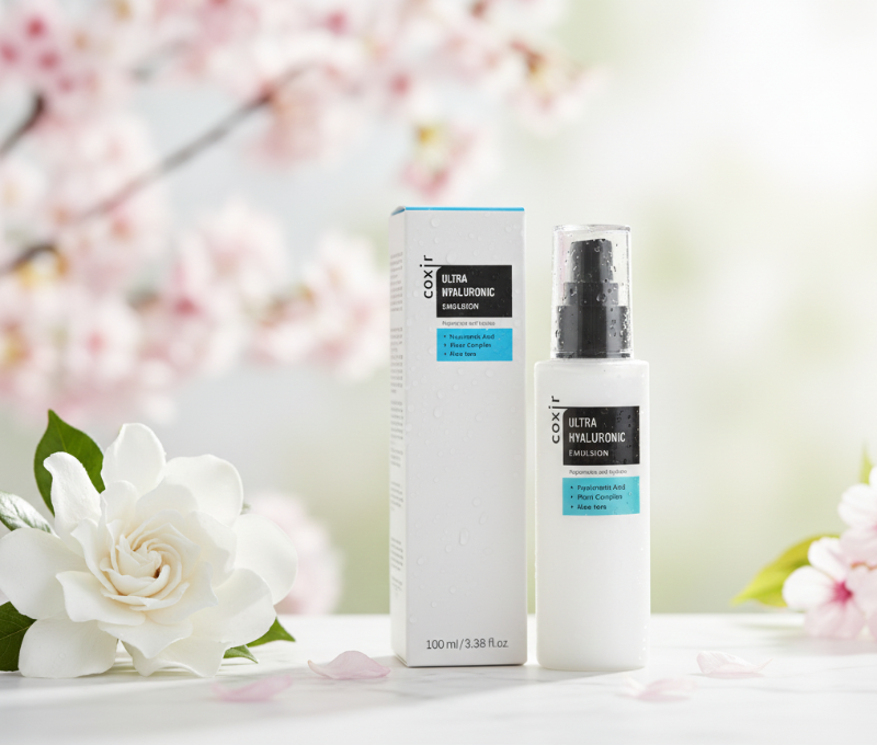 Coxir Ultra Hyaluronic Emulsion 100ml | Hydrating Moisturizer with Ceramide & Plant Complex