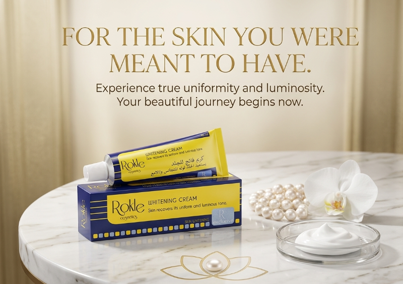Rokle Whitening Cream: Paraben-Free Dark Spot Corrector & Skin Brightener