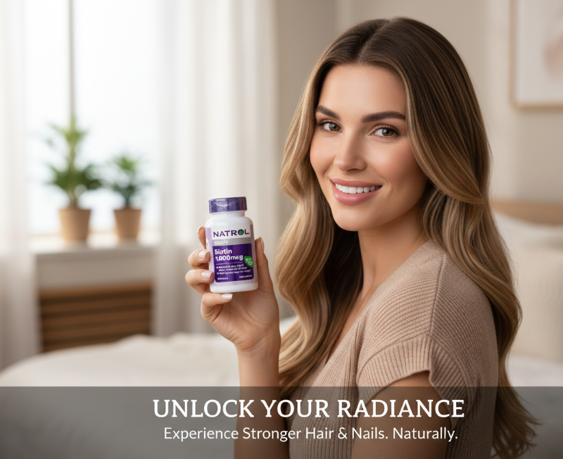 Natrol Biotin Beauty 1,000mcg | Vitamin B7 for Healthy Hair & Nails – 100 Tablets