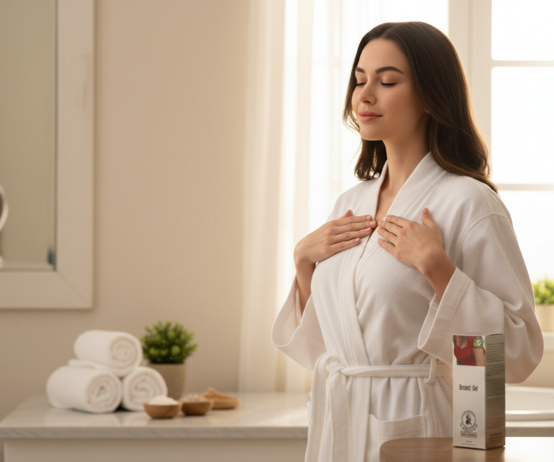 Dr. James Natural Herbal Breast Gel | Firming & Toning Herbal Gel for Breast Enlargement & Skin Care