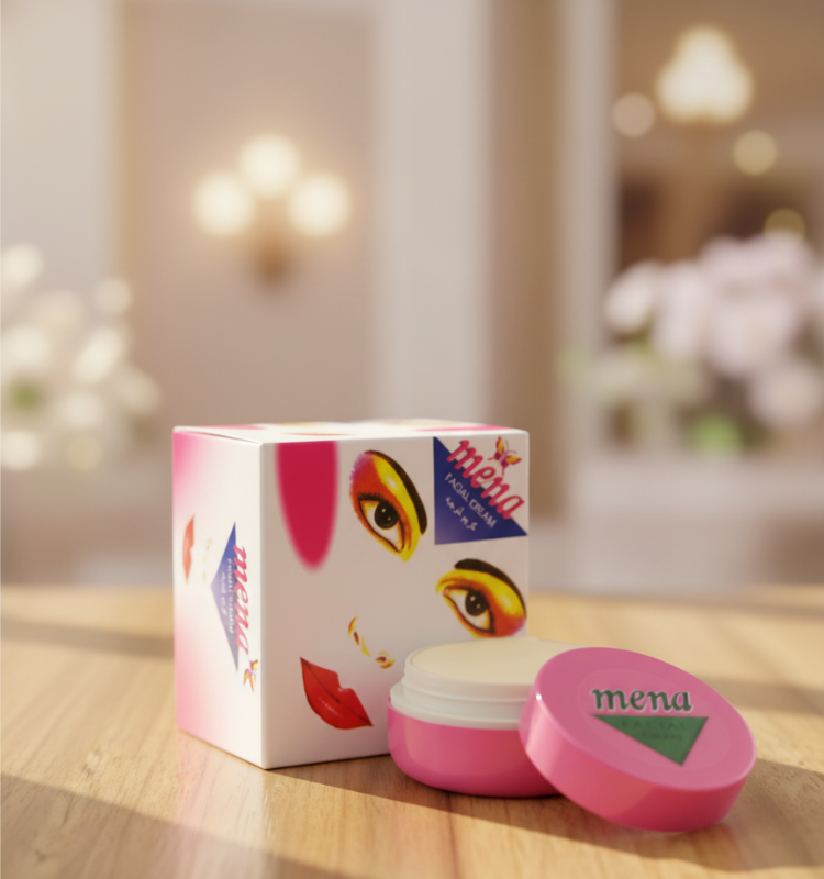 كريم مينا بيرل للوجه | تركيبة عشبية ثلاثية المفعول لتفتيح البشرة، علاج حب الشباب، وتصحيح البقع الداكنة   Mina Pearl Face Cream | Triple-Action Herbal Formula for Skin Brightening, Acne Treatment, and Dark Spot Correction