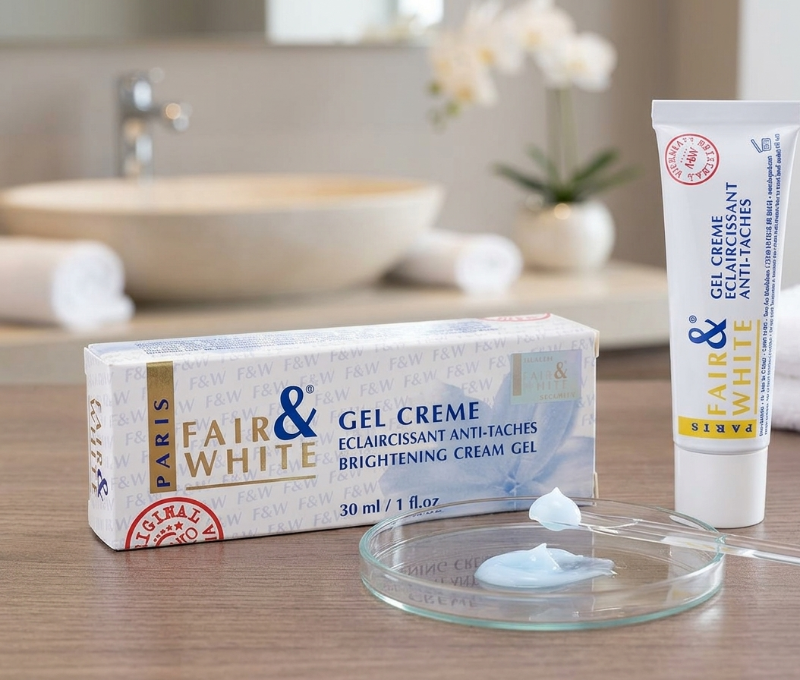 Fair & White Original Brightening Gel Cream 30ml: Reduces Dark Spots, Melasma & Acne Scars