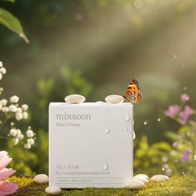 Mixsoon Bean Cream – Fermented Soybean Moisturizer | Korean Hanbang Cream for Barrier & Elasticity | Vegan, Rich Texture – 50ml