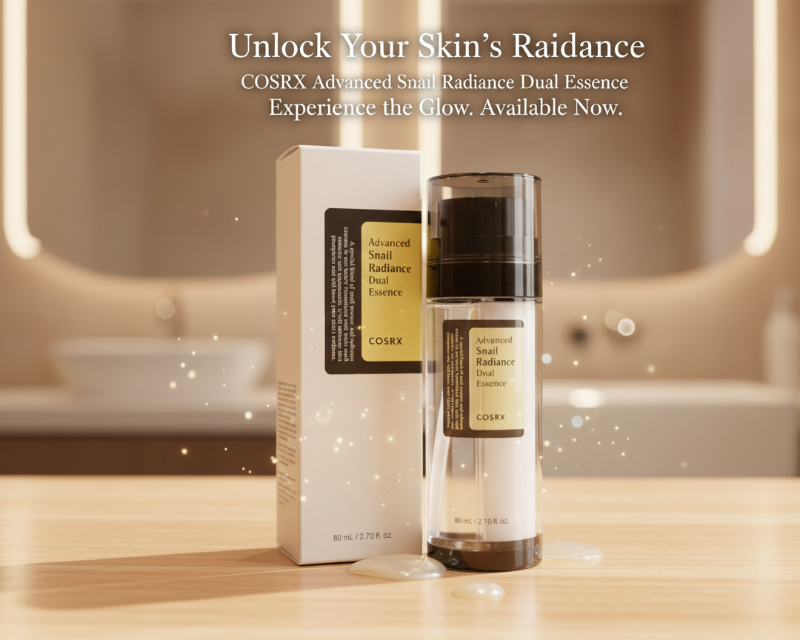 COSRX Advanced Snail Radiance Dual Essence | 74.3% Snail Complex + 5% Niacinamide Brightening Serum