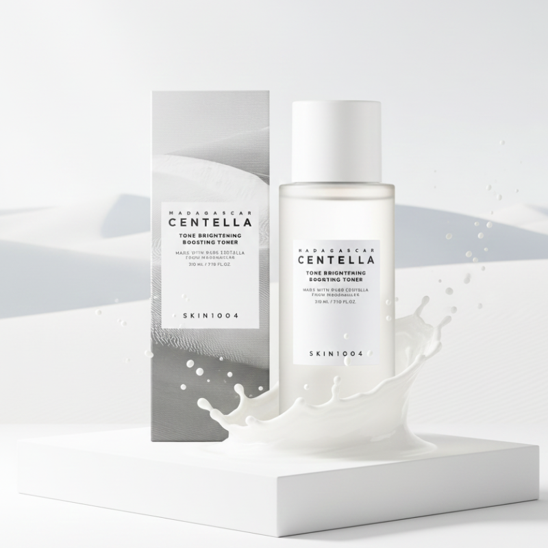 SKIN1004 Centella Tone Brightening Boosting Toner | MadeWhite™ + Niacinamide + Fruit AHAs | Brightening & Exfoliating Toner for Sensitive Skin
