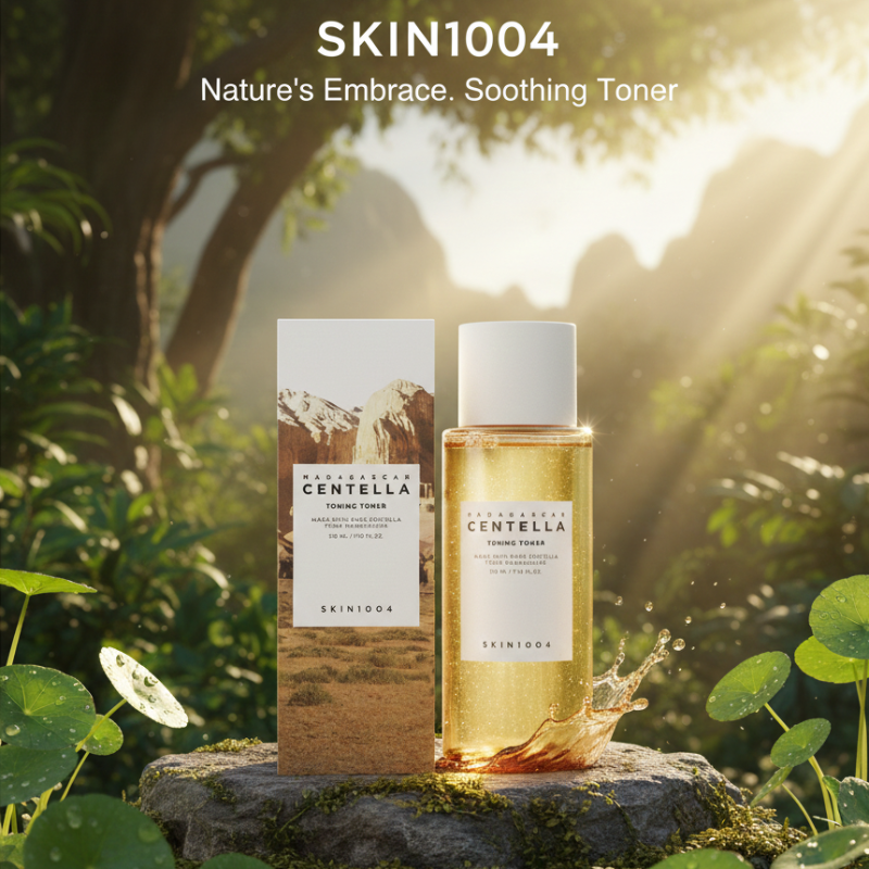 SKIN1004 Madagascar Centella Toning Toner | 84% Pure Centella + PHA + Niacinamide | Daily Exfoliating & Soothing Toner for All Skin Types