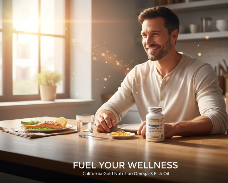 California Gold Nutrition Omega‑3 Premium Fish Oil | High‑Purity EPA & DHA for Immune & Heart Health