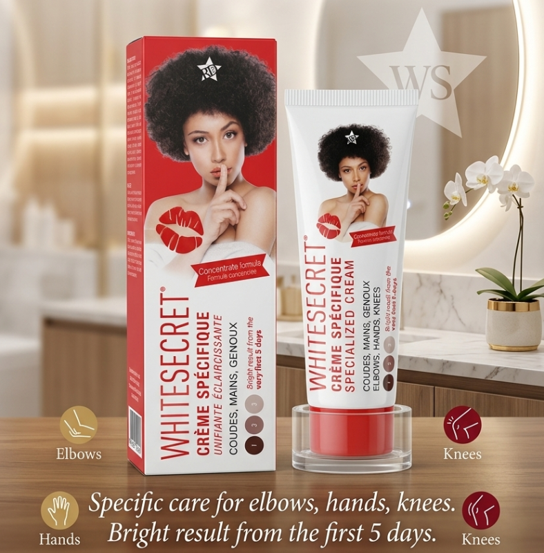 White Secret Specialized Cream: Lightens Elbows, Hands & Knees – WARNING: Contains Dangerous Corticosteroid