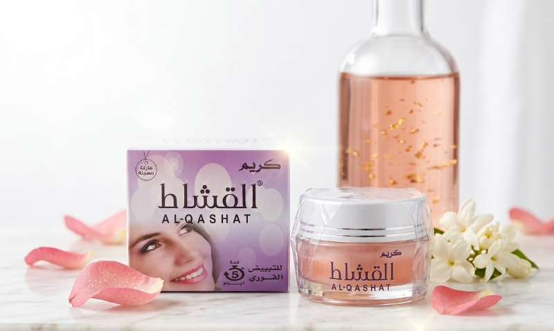 Al-Qashat Instant Whitening Cream – كريم القشاط للتبييض الفوري | Registered Brand | 5-Day Facial Lightening Treatment