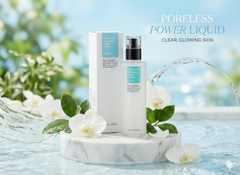 سائل كوسركس باور 2 في 1 لتقليص المسام - تونر وخلاصة لتقليص المسام والتحكم في اللمعان  
Cosrx Power 2-in-1 Pore Minimizing Fluid - Toner & Essence for Pore Minimizing and Shine Control