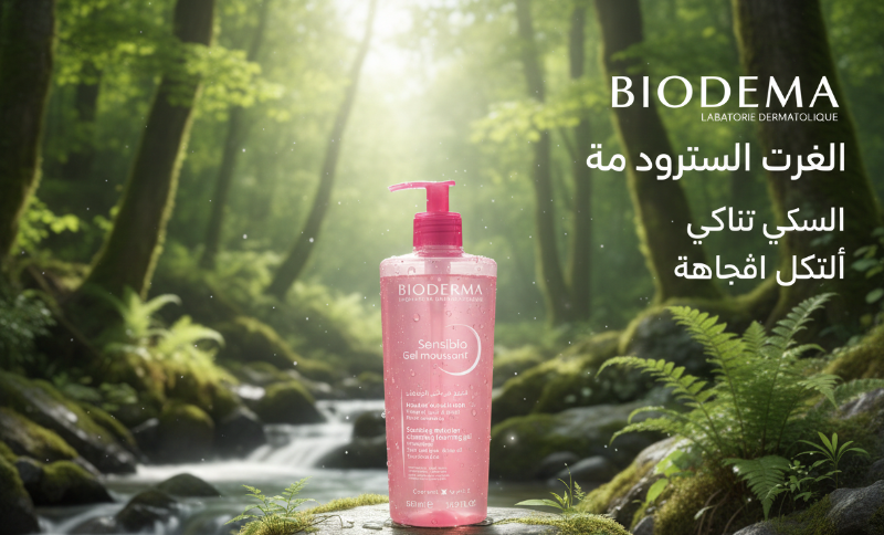 بيوديرما سينسيبيو جل موسانت - غسول رغوي مهدئ للبشرة الحساسة ومزيل للمكياج  Bioderma Sensibio Gel Moussant - Soothing Foaming Cleanser for Sensitive Skin and Makeup Remover