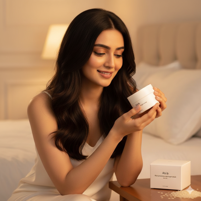 Abib Rice Probiotics Overnight Mask Barrier Jelly | Probiotic Sleep Mask with Rice Ferment | Deep Hydration & Barrier Repair – 80ml