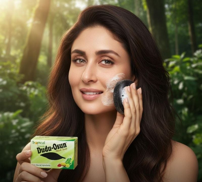 صابون دودو أوسون الأسود من تروبيكال ناتشورالز | صابون أفريقي طبيعي 100% للبشرة والشعر Dudu Osun Black Soap by Tropical Naturals | 100% Natural African Soap for Skin and Hair