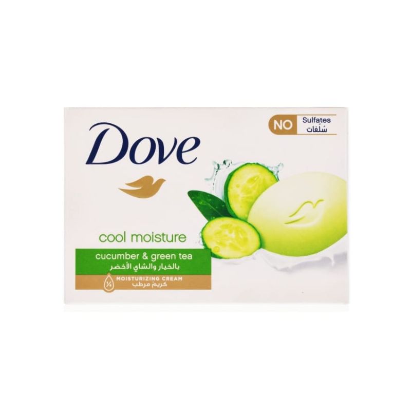 صابون دوف بيوتي بالخيار والشاي الأخضر - 125 غرام
Dove Beauty Bar with Cucumber and Green Tea - 125g