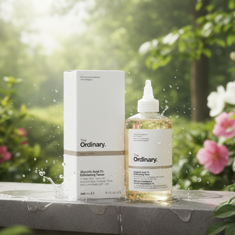 The Ordinary Glycolic Acid 7% Toning Solution | Exfoliating Facial Toner for Dullness & Texture | 240ml Value Size