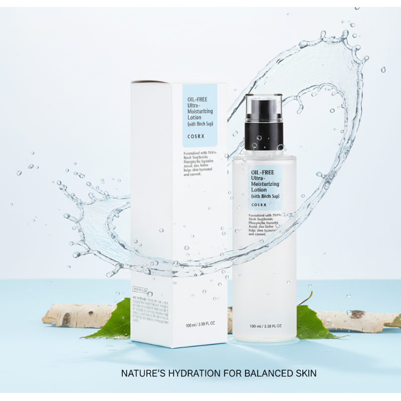 COSRX Oil-Free Ultra-Moisturizing Lotion with Birch Sap - Lightweight Hydration for Oily & Sensitive Skin