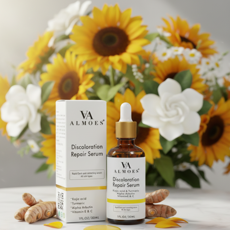 ALMOES Discoloration Repair Serum | Tranexamic Acid + Kojic Acid + Alpha Arbutin | Targeted Hyperpigmentation Treatment