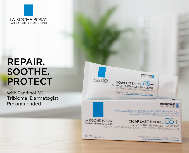 La Roche-Posay Cicaplast Baume B5+ | Multi-Purpose Repair Balm for Skin Recovery & Irritation Relief