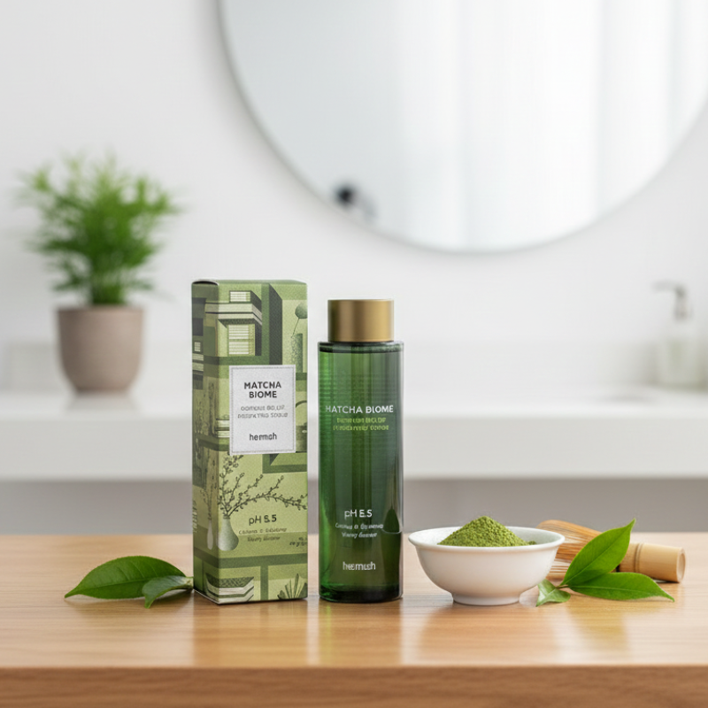 Heimish Matcha Biome Redness Relief Toner | 58,760ppm Matcha + Probiotics | Soothing & Hydrating Essence-Toner for Sensitive Skin