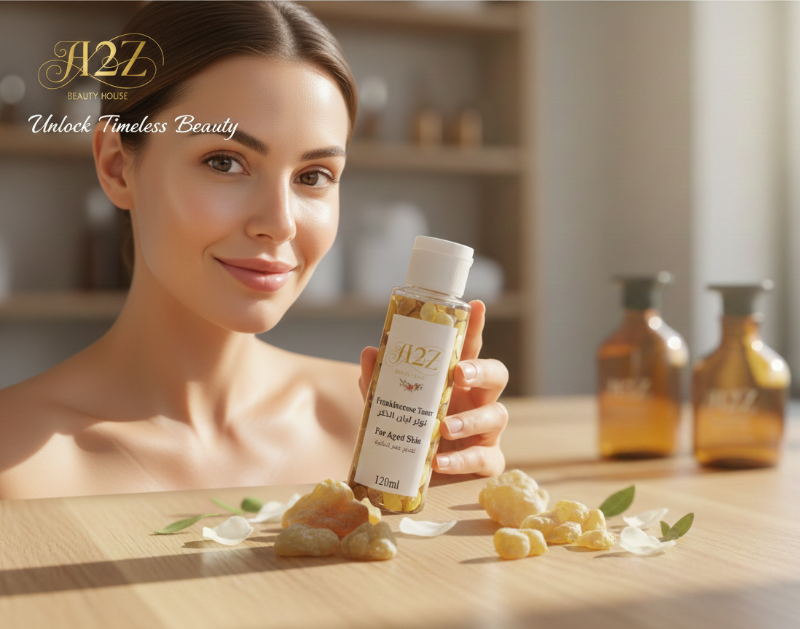 A2Z Beauty House Frankincense Toner | Alcohol‑Free Facial Toner for Mature & Aging Skin