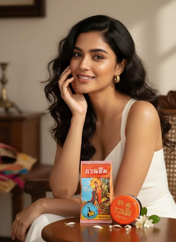 كريم كوان إم اللؤلؤي | كريم تبييض وعلاج حب الشباب التايلاندي 3 غرام  Kuan Im Pearl Cream | Thai Whitening and Acne Treatment Cream 3g